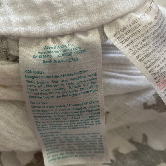 Aden and Anais Large Sleep Sack Bears - Picture 3 of 3